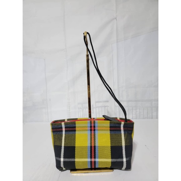 Authentic BURBERRY Tartan Fabric and Leather Clutch/Pouch - Picture 6 of 12